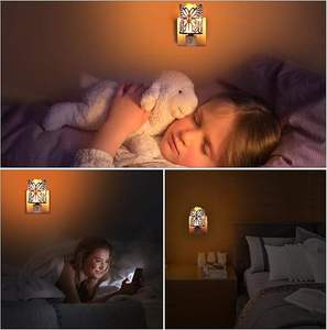 Lámpara de Sal del Himalaya, Lámpara de Pared Natural con 2 Bombillas, Lámpara Nocturna de Sal de Roca con Cesta Metálica de Mariposas, Decoración de Pared - Product Image 4
