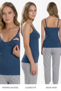 Breastfeeding <b>Nursing</b> Tank Top Breastfeeding Maternity Tank Top <b>Nursing</b> Tank Top - Product Image 3