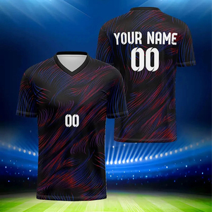 Wholesale Price Breathable Short Sleeve Printed <b>Soccer</b> Jerseys Unique Designs Comfortable Quick Dry - Product Image 6