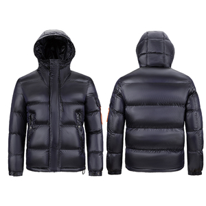 Chaqueta Acolchada Impermeable Reflectante Personalizada para Hombre con Cierre de Cremallera y Bolsillo Interior con Cremallera - Product Image 2
