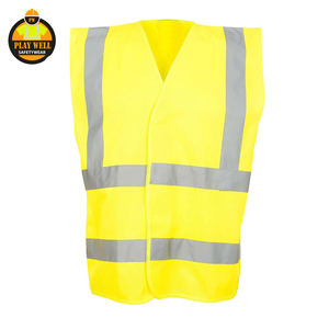 เสื้อกั๊กนิรภัยสะท้อนแสงแบบตาข่ายสำหรับงานกลางแจ้ง - Product Image 2