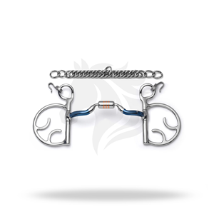 Mors à gênes en fer doux Kimberwick Low Port Capsule pour l'entraînement et le contrôle équestre - Product Image 1