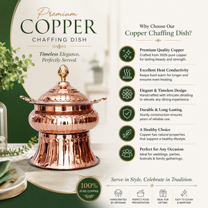 Fabricante Indio de Recipientes para Calentar Comida, Calentador de Comida Tipo Buffet con Tapa, Vajilla para Hoteles, Catering y Fiestas - Product Image 2