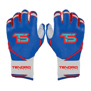 Guantes de Bateo de Béisbol Personalizables, Profesionales, de Alta Calidad, Ligeros, Transpirables, con Soporte para Muñeca, de Piel de Oveja, Unisex - Product Image 1