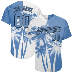 เสื้อเบสบอลลายมะพร้าวฮาวายแบบ 3 มิติ ออกแบบเองได้จาก OMMIZ INDUSTRY ขายส่งราคาดีที่สุด - Product Image 1