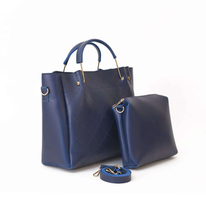 Nouveau Sac Fourre-Tout en Cuir Véritable Souple de Qualité Supérieure 2026 pour Femme, Sac à Main Bandoulière Tendance Grande Capacité Couleur Bleue - Product Image 2