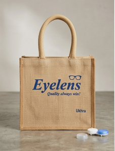 High Demand Eco Friendly Jute Gift Bag with Soft Cotton Handles for Return Gifts Wedding <b>Hampers</b> and Events - Product Image 5