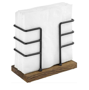 Porte-mouchoirs en métal personnalisé, design tasse à café, support décoratif pratique pour serviettes en papier, pour cuisine et table - Product Image 2
