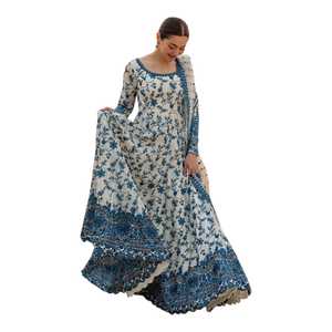 Ensemble de robe en coton imprimé, vêtements indiens et pakistanais, collection d'été, doux et respirant, tenue pour femmes en 3 pièces, à porter au quotidien - Product Image 1