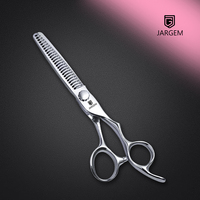 Ciseaux de barbier professionnels en alliage de cobalt, à dents de coupe et de dégradage, pour la coupe de cheveux, 15% de coupe, 15% de fraisage