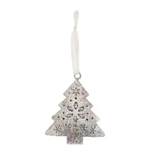 Modern Arrival Silver <b>Christmas</b> Hanging Ornament Decoration for <b>Tree</b> Home Party Holiday Decor Gift Piece Hanging Pendant - Product Image 1