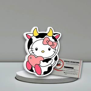 Paleta Magnética Versátil de Acrílico Personalizada con Diseño de Corazón de Hello Kitty para Extensiones de Pestañas, Marca Privada - Product Image 6