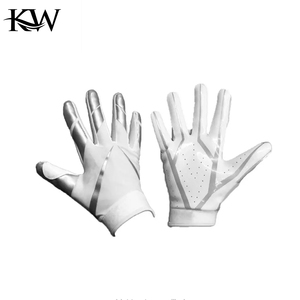 Envío Gratis, Guantes de Fútbol Americano Personalizados con Logotipo Privado, Diseño de Nombre de Equipo o Club, Tallas Grandes, Secado Rápido, Transpirables, Impermeables, Protección UV - Product Image 4