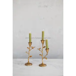 Candelabro Cuadrado de Hierro Moderno Hecho a Mano para Decoración Navideña del Hogar, Decoración Colorida para Comedor, Hecho en India por Zahid Exports - Product Image 2
