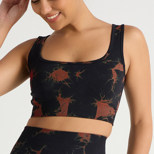 Sujetador deportivo de alta calidad para mujer, estilo racerback, suave como la mantequilla, top corto para correr, entrenamiento, gimnasio, fitness, alta sujeción, a prueba de golpes, para yoga - Product Image 6