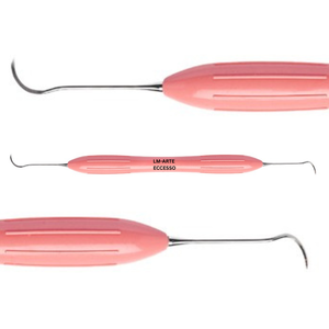 Juego de 5 piezas de instrumentos con mango de silicona compuesta de colores, con estuche, espátula de relleno Ergo Grip y condensador Plugger - Product Image 5
