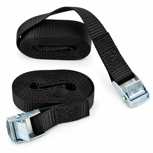 Sangle d'arrimage à boucle à came 25 mm en polyester 250 kg avec crochet de chargement pour transport de marchandises à moto – Fournisseur OEM direct usine - Product Image 1