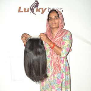 Straight Indian Remy Hair <b>Wig</b> HD Transparent Lace <b>Front</b> Glueless Plucked Natural Wave Natural Black Women Easy Apply - Product Image 4