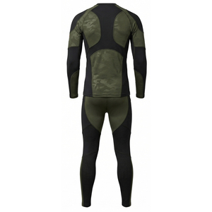 Conjunto Deportivo de Compresión Transpirable de Secado Rápido, Unisex, para Yoga, Leggings de Cintura Alta con Control de Abdomen, Spandex/Poliéster - Product Image 3