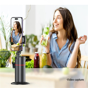 <span class=keywords><strong>Mini</strong></span> Estabilizador de Gimbal P02 con Seguimiento Facial Automático, Trípode con IA, Palo Selfie con Rotación de 360°, Soporte para Teléfono para Grabación con el Teléfono - Product Image 4