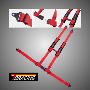 Arnés de Carreras de 4 Puntos TBRACING TUN-402 de Marca Privada para UTV SXS con Hebilla Automática, Servicio de Distribución de Color Personalizado - Product Image 1