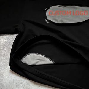 เสื้อยืดสตรีทแวร์ทรงโอเวอร์ไซส์ แขนยาว พิมพ์ลายสองชั้นแบบวินเทจ  น้ำหนัก 220 กรัม ทรงบ็อกซี่ - Product Image 4