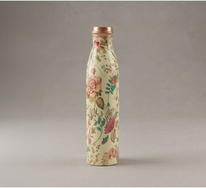 El Mejor Regalo para Diwali: Botella de Cobre Esmaltado Hecha a Mano con Acabado Brillante y Decorativo - Product Image 6