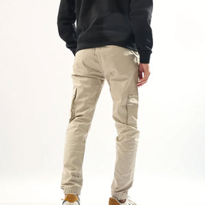 Pantalon cargo pour homme personnalisé, tendance streetwear, 100% coton respirant, vente en gros OEM - Product Image 3