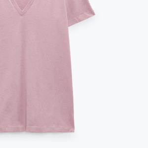 T-shirt Coupe Droite Style Décontracté Moderne Quotidien Tendance Confortable Manches Courtes Streetwear Mode Avant-Gardiste Look Décontracté 2026 OEM - Product Image 4