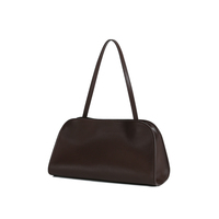 Sac à bandoulière élégant en cuir pleine fleur pour femme, chic et simple, idéal pour le travail et les voyages, avec sangle réglable