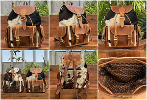 Custom Design Real Genuine Leather Backpacks for Women Cowhide Book <b>Bag</b> Backpack Unisex Large Capacity Travel Backpack <b>Bag</b> <b>Men</b> - Product Image 3