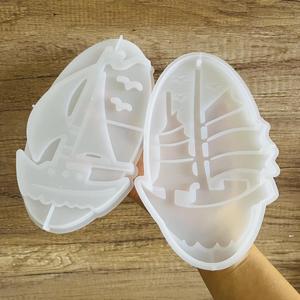 Molde de Silicona de Resina de Yeso para Colgante de Velero con Forma de Hueso de Pescado para Ancla de Barco Marino - Product Image 2