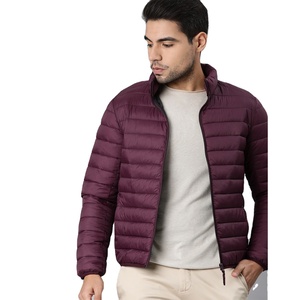 OEM Custom Padded Bubble Coat Puffer Duck Down <b>Jacket</b> Hooded Shiny Mens <b>Winter</b> <b>Jacket</b> - Product Image 1