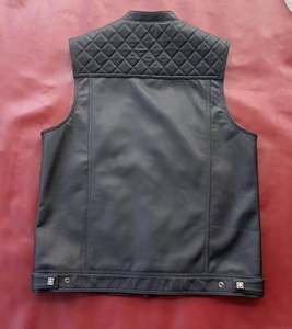 เสื้อกั๊กมอเตอร์ไซค์แบบหนาพร้อมซิปปิด - Product Image 4