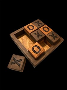 เกมไม้โนทส์แอนด์ครอสส์รักษ์โลก ทำมือ ของเล่นเสริมพัฒนาการ OX สำหรับความบันเทิงในครอบครัว ขายส่ง B2B - Product Image 6