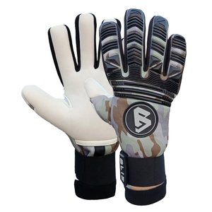 Gants de gardien de but à découpe négative, professionnels, pour football, personnalisables OEM, vente en gros, paume en latex premium, forte adhérence, support de poignet - Product Image 1