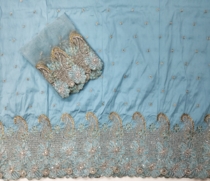 Tela Africana George al por Mayor, Tela Nigeriana de Alta Calidad, 5 Yardas, Exportación desde India - Product Image 6