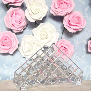 Hot resin whait <b>color</b> Napkin <b>Paper</b> Holder Home Party Usage Handmade Decorative <b>Tissue</b> Holder Hotels Tabletop Napkin Holder - Product Image 1