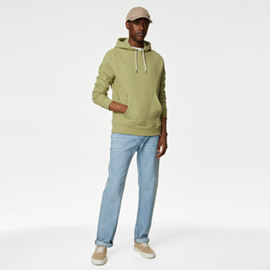 Sudadera con Capucha de Invierno 100% Algodón Bordada al por Mayor, Estilo Largo Tipo Pullover con Característica Antiencogimiento para Invierno Térmico - Product Image 2
