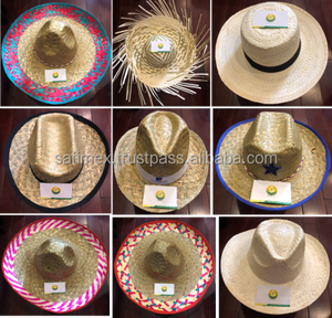 Natural Grass Straw Sombrero <b>Hat</b> Handmade Woven <b>Sun</b> <b>Hat</b> for Beach Travel Party Outdoor - Product Image 4