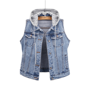 Quick-Release Tactical Jean <b>Vest</b> – Heavy-Duty Denim <b>Utility</b> Gilet for Hunting & Fishing - Product Image 1