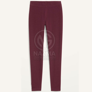 <b>Fashion</b> Style Solid Mid Waist Lightweight Breathable Quick Dry Women Yoga <b>Leggings</b> Wholesale Made in Pakistan - Product Image 3