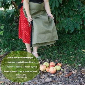 Thermal Use Sleeveless <b>Leather</b> Bib <b>Apron</b> with Durable Classic Design 1-4 Pockets for Kitchen Workwear - Product Image 3