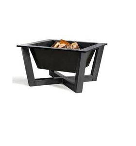 Brasero de Acero para Jardín, Cuadrado, de 24 Pulgadas, para Leña - Product Image 1