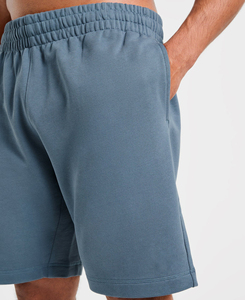 Custom Made Men's Solid Color Cotton Bermuda <b>Shorts</b> with Elastic Waist Casual Style Mid Rise Knitted Fabric Breathable Design - Product Image 5
