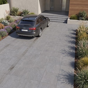 Carrelage de sol antidérapant en porcelaine 600x600mm 9513, 20mm, texture pierre moderne, surface mate, pour maison, hôtel, villa, projets commerciaux - Product Image 3