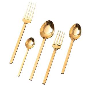 Ensemble de couverts élégants et traditionnels en acier inoxydable durable, finition miroir, cuillère, fourchette, couteau, camping, voyage, maison, table, prix abordable - Product Image 2