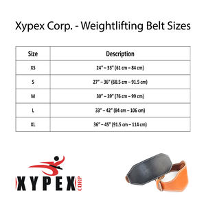 เข็มขัดยกน้ำหนัก XYPEX หนังแท้ 100% ระบายอากาศได้ดี ปรับระดับได้ ป้องกันอย่างมืออาชีพ ควบคุมหน้าท้อง ราคาส่งที่ดีที่สุด - Product Image 6