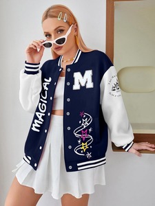 Chaqueta Varsity de Alto Rendimiento para Mujer, Duradera, Informal, a la Moda, Suministro del Fabricante - Product Image 2