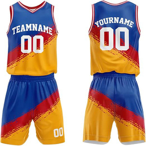 Maillot et short de basket-ball pour homme, prêts pour le jeu, avec tissu respirant et flexible pour des mouvements rapides et fluides sur le terrain. - Product Image 2